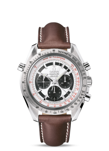 Omega Speedmaster Broad Arrow Co-Axial Rattrapante Stainless Steel / Panda